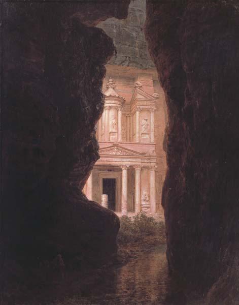 Frederic E.Church El Khasneb,Petra oil painting image